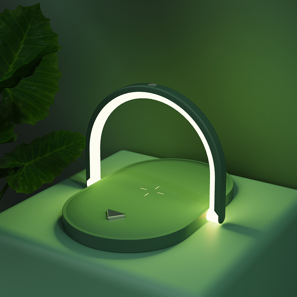 3 In 1 Foldable Wireless Charger Night Light Wireless Charging Station Stonego LED Reading Table Lamp 15W Fast Charging Light - Image 10