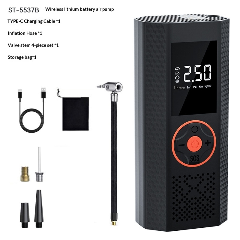 Electric Air Pump Tire Inflator Portable Inflator - Image 7